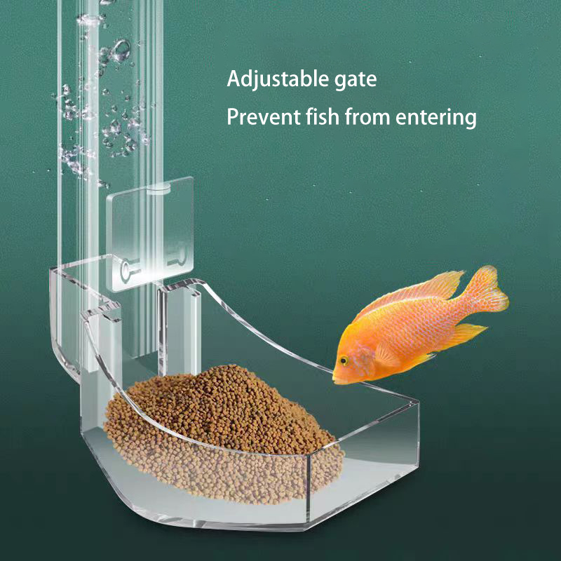 Aquarium Fish Variety - 水槽用アクリル給餌チューブ 漏れ防止魚用デザイン 透明な魚用フィーダー さまざまな水槽に適しています