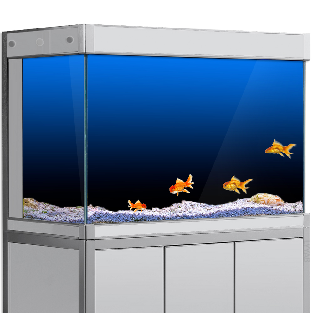 Aquarium Fish Background - 水槽の背景ステッカー黒、緑、青のグラデーションシンプルな印刷壁紙水族館の背景の装飾 PVC