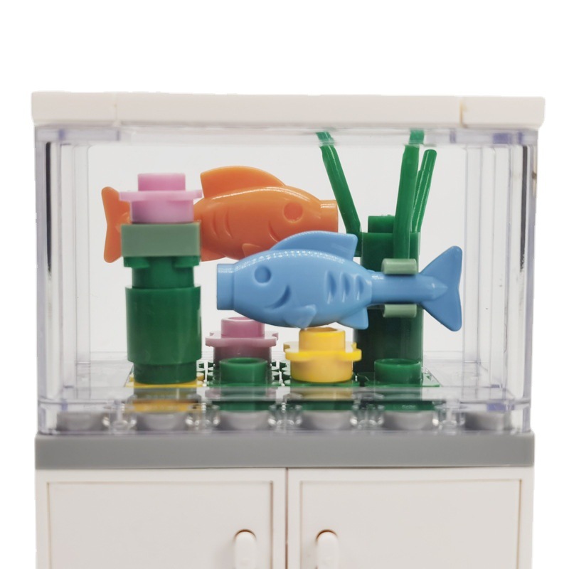 子供のためのおもちゃのビルディングブロック,ミニチュアのレン - Aquarium Fish Game のレビューと価格