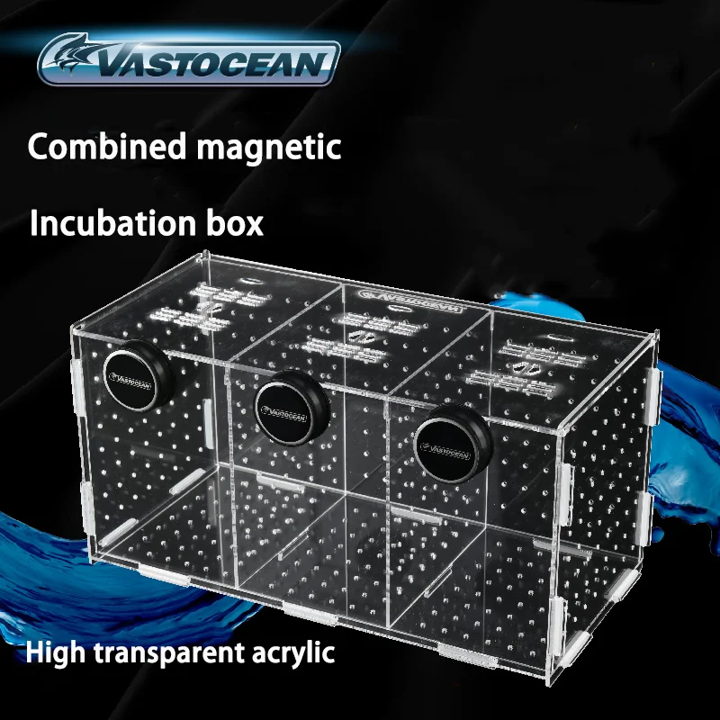 Vastocean-磁気コンビネーションアクリル水槽隔離ボッ - Box Fish In Aquarium のレビューと価格