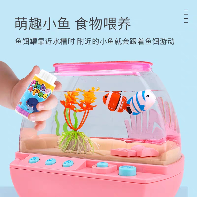 子供のための電気水族館のおもちゃ,魚を捕まえるためのミニロボ - Aquarium Fish Game のレビューと価格