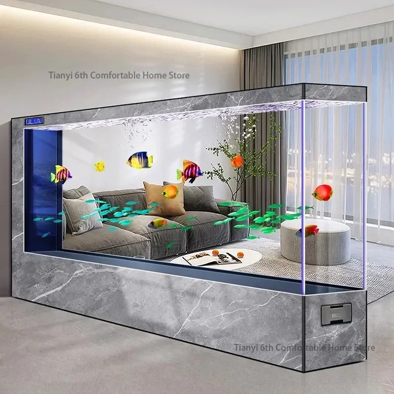 超大型透明高級水槽 オリジナリティデザインを高く評価 長い床 - Aquarium Xxl のレビューと価格