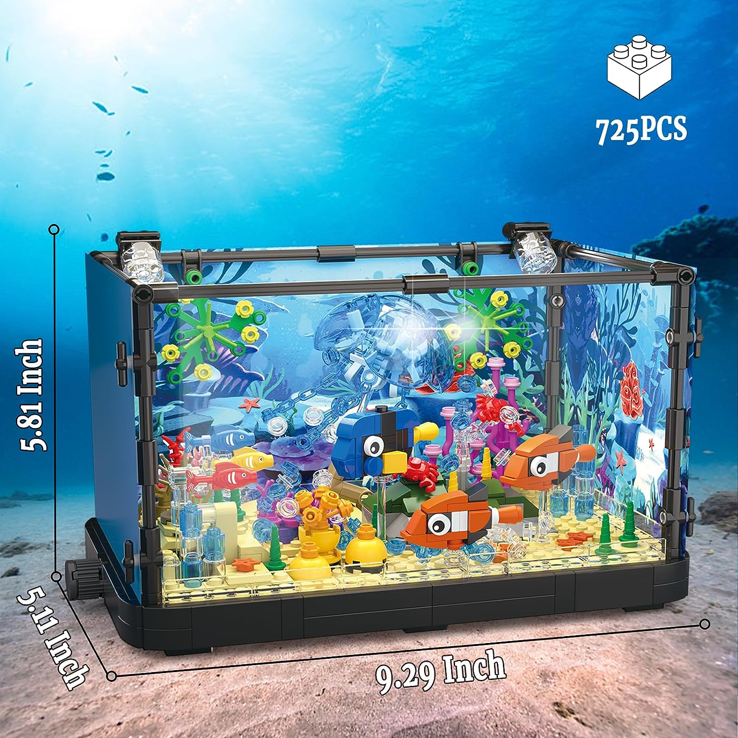 MOC 海洋魚水槽 アクアリウム 組み立てブロックセット タ - Aquarium Fish Game のレビューと価格