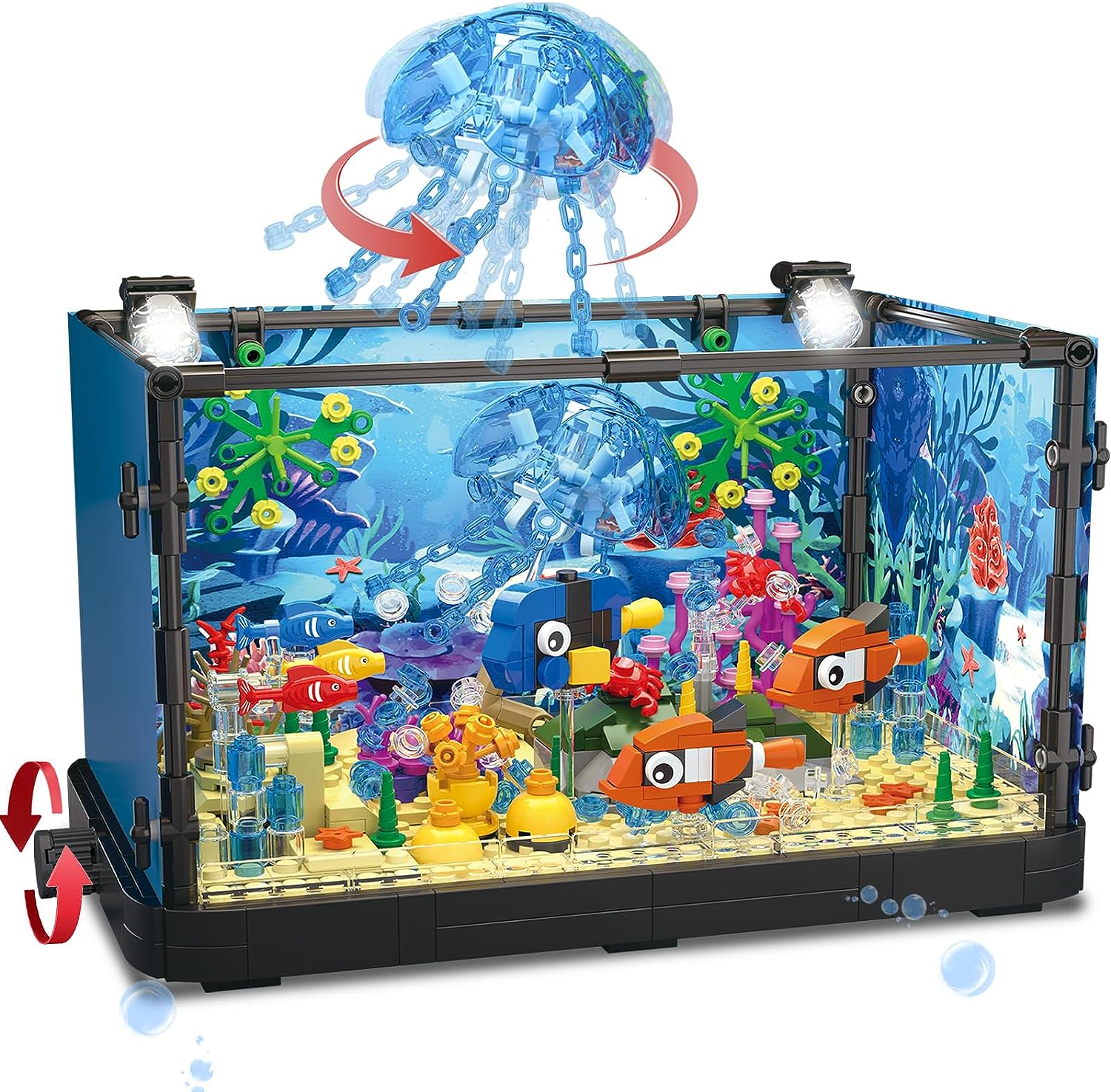 MOC 海洋魚水槽 アクアリウム 組み立てブロックセット タ - Aquarium Fish Game のレビューと価格