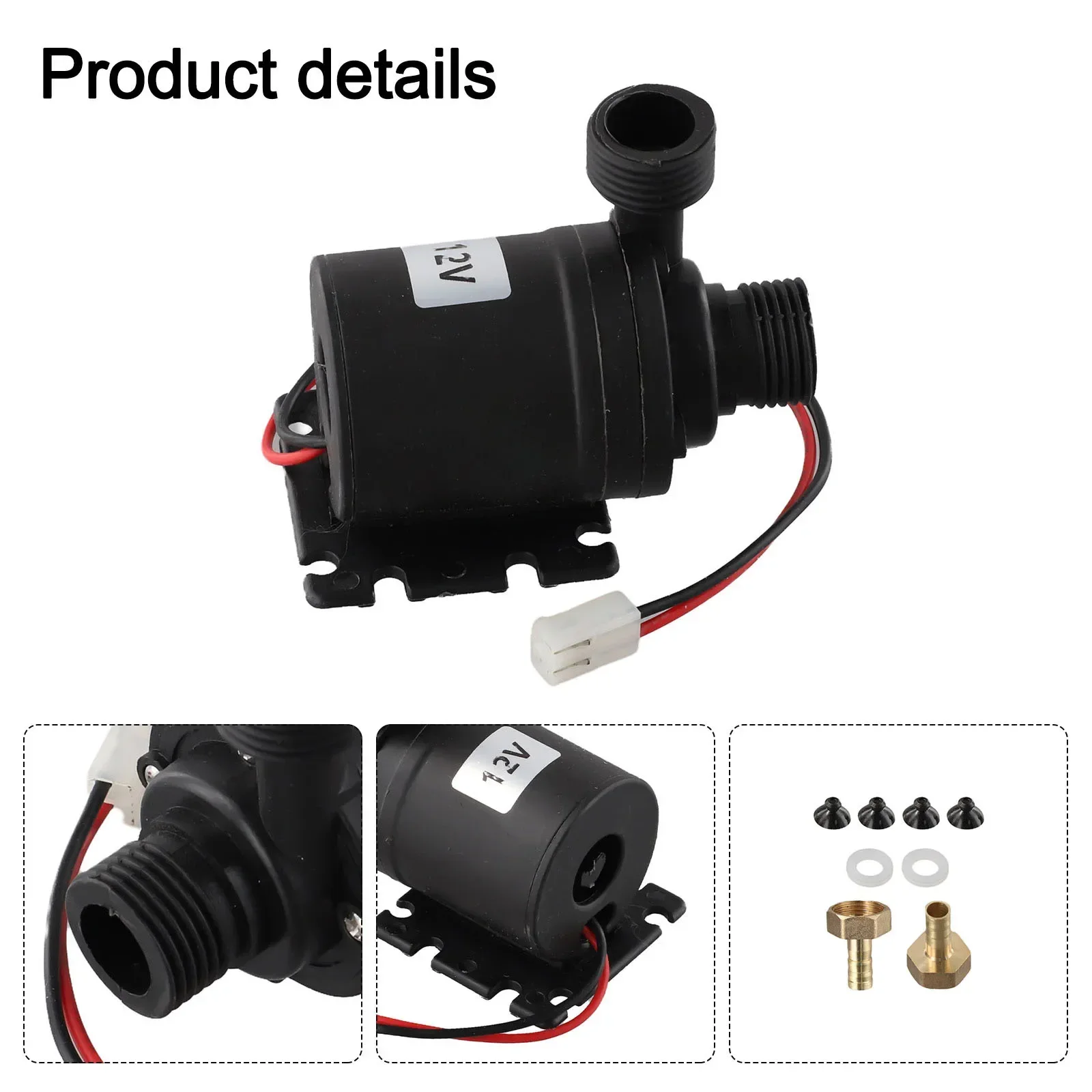 太陽熱温水循環ポンプキット,ブラシレスウォーターポンプ,低騒 - Powerhead Circulation Pump のレビューと価格